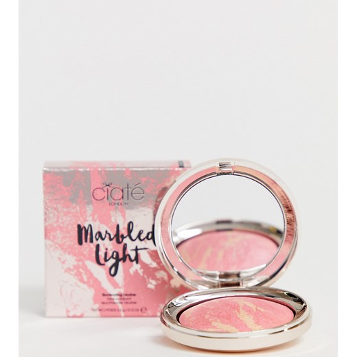 Ciate London X ASOS EXCLUSIVE – Marbled Light Illuminating Blush – Rozświetlający róż do policzków – Breeze-Różowy