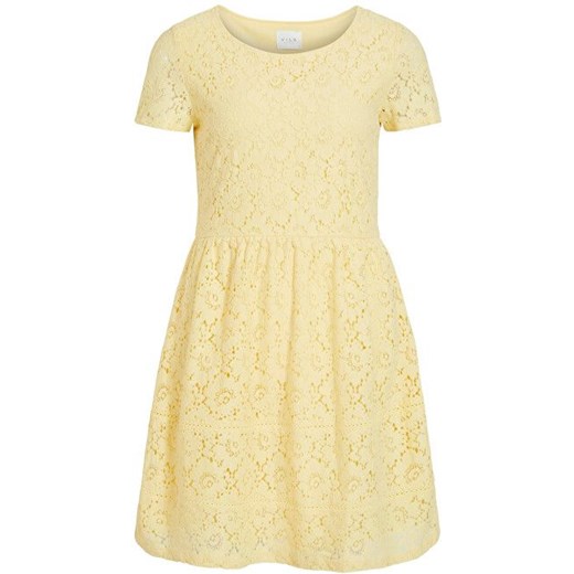 VILA Damska sukienka VISULACEY S / S DRESS / SU Mellow Yellow (rozmiar 34) , BEZPŁATNY ODBIÓR: WROCŁAW! Vila  42 Mall