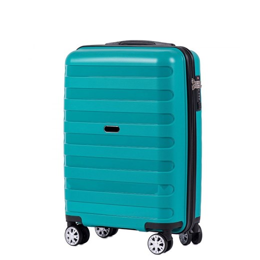 Mała kabinowa walizka KEMER PP07 S Zielona Kemer  uniwersalny Bagażownia.pl okazyjna cena 