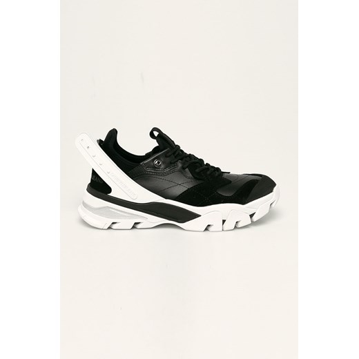 Czarne buty sportowe męskie Calvin Klein zamszowe 