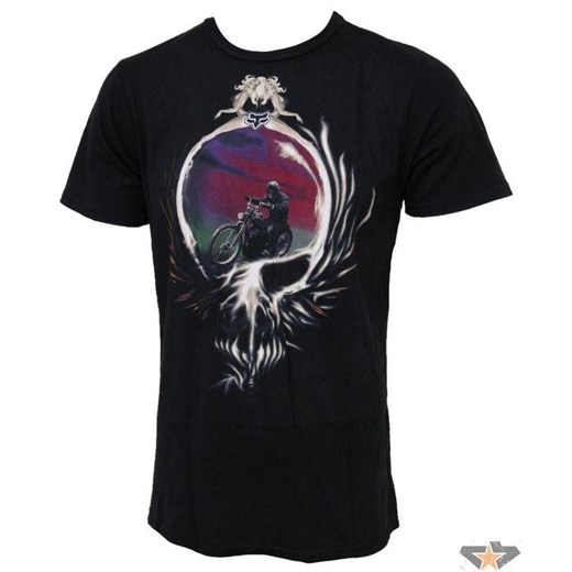 koszulka mężczyźni FOX - Fascynacja Premium - BLACK 