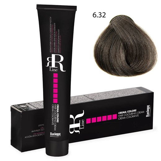 Profesjonalna farba do włosów RR Line 100 ml 6.32 ciemny beżowy blond