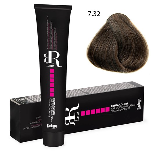 Profesjonalna farba do włosów RR Line 100 ml 7.32 średni beżowy blond