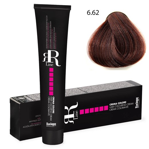 Profesjonalna farba do włosów RR Line 100 ml 6.62 ciemny blond czerwono fioletowy