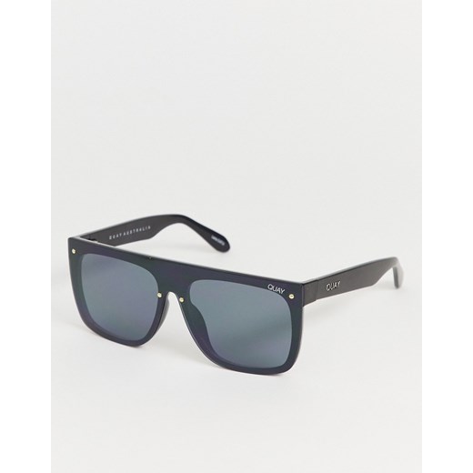 Quay Australia – jaded flatbrow – Czarne okulary przeciwsłoneczne-Czarny