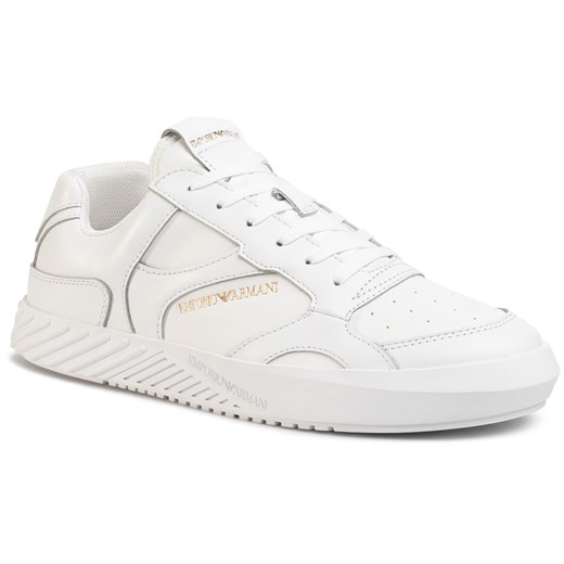 Sneakersy EMPORIO ARMANI - X4X283 XM191 K222 White/White/White/Wh Emporio Armani  41 eobuwie.pl