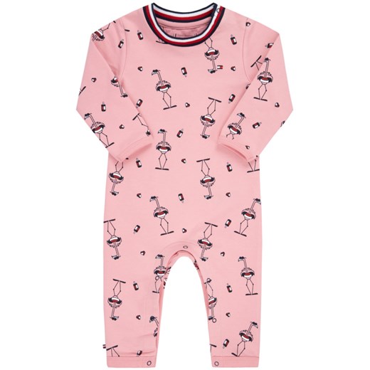 Różowa odzież dla niemowląt Tommy Hilfiger dla dziewczynki 