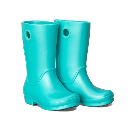 Kalosze Crocs Wellie Rain Boot Girl Aqua 12473-449