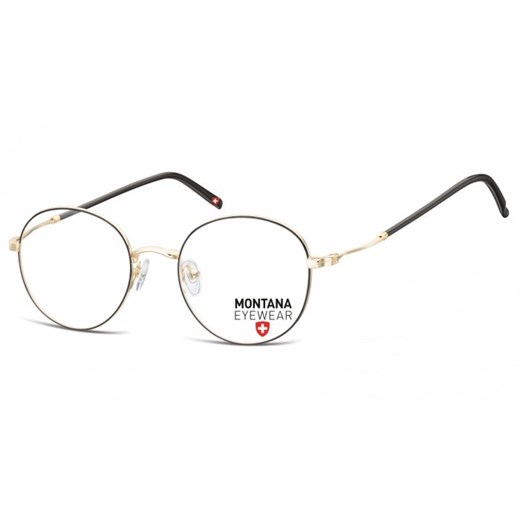 Lenonki okulary  Oprawki optyczne MM598D czarno-złote    Stylion