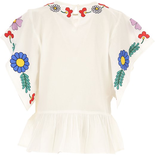 Stella McCartney Koszule Dziecięce dla Dziewczynek, biały, Bawełna, 2019, 10Y 12Y 14Y