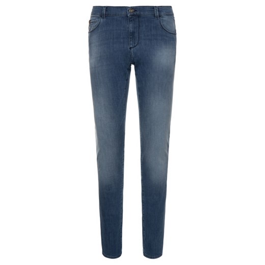 Granatowe jeansy męskie Trussardi casual 