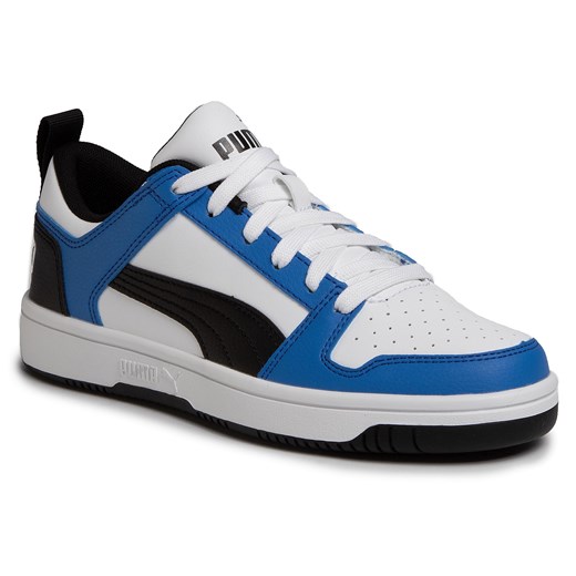 Sneakersy PUMA - Rebound Layup Lo Sl Jr 370490 06 Puma White/Palace Blue/Black