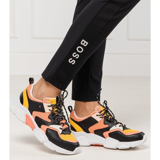 Buty sportowe damskie Tommy Hilfiger na wiosnę bez wzorów