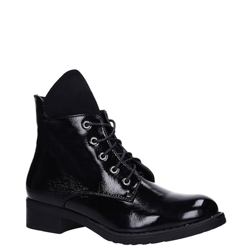 Workery damskie Casu casual płaskie z zamkiem