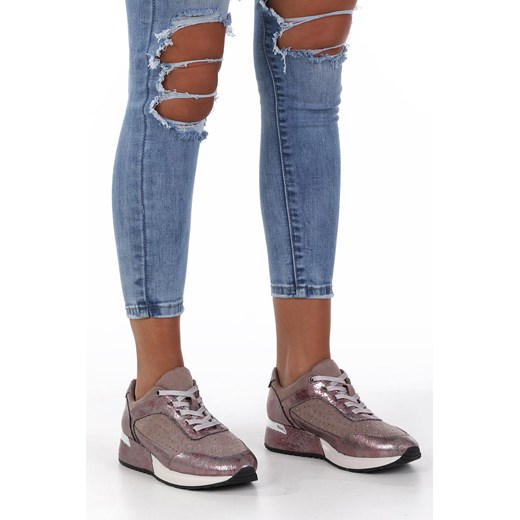 Buty sportowe damskie Sergio Leone do fitnessu młodzieżowe wiązane 