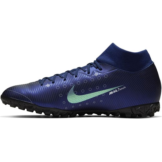 Buty sportowe męskie Nike mercurial ze skóry sznurowane na jesień 