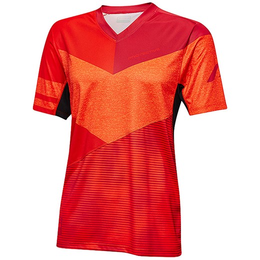Koszulka funkcyjna "P-MX-60" w kolorze czerwono-pomarańczowym