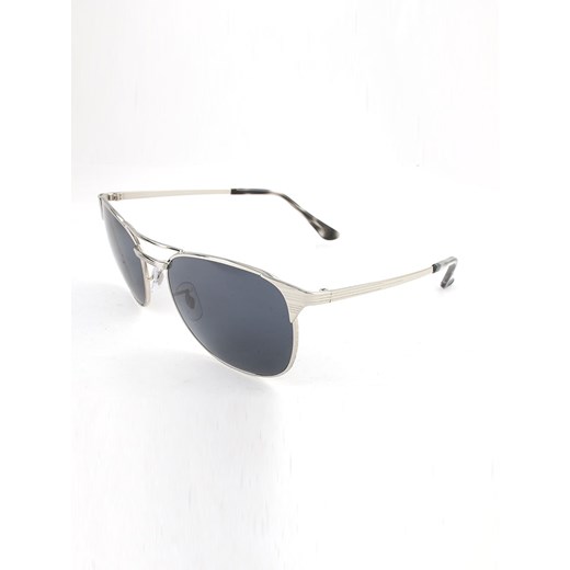 Męskie okulary przeciwsłoneczne w kolorze srebrnym