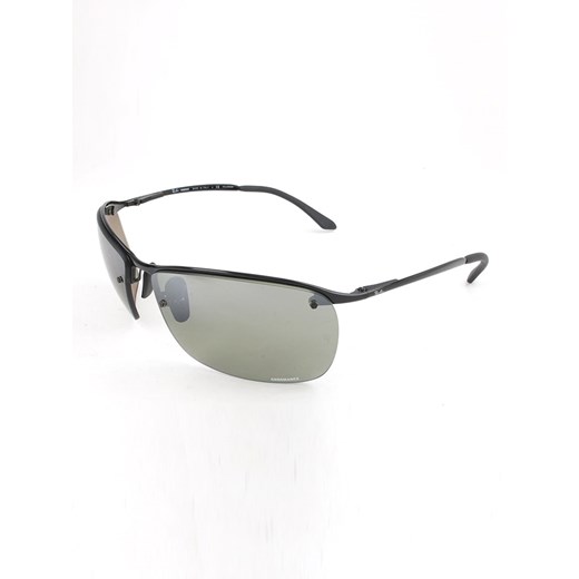 Męskie okulary przeciwsłoneczne w kolorze czarno-szarym