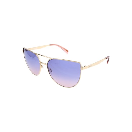 Damskie okulary przeciwsłoneczne w kolorze niebiesko-złotym