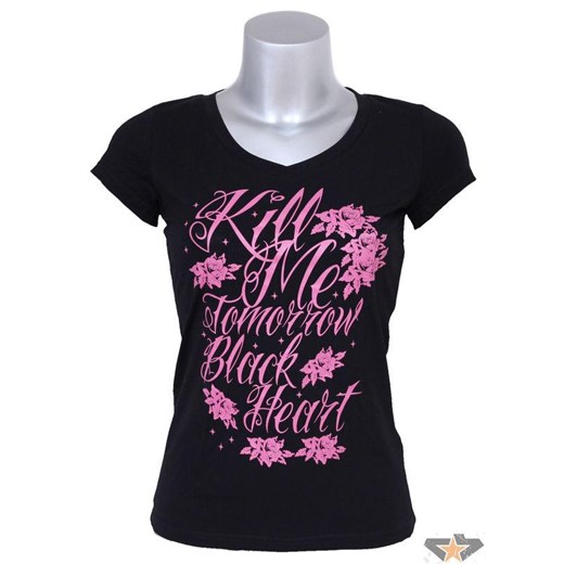 koszulka damskie BLACK HEART - Kill Me - Pink