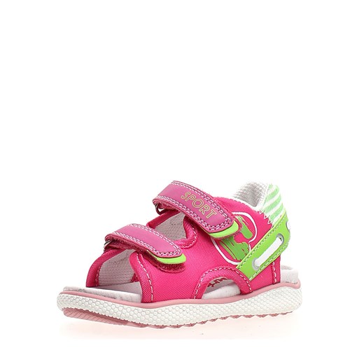 Sandały w kolorze różowo-zielonym