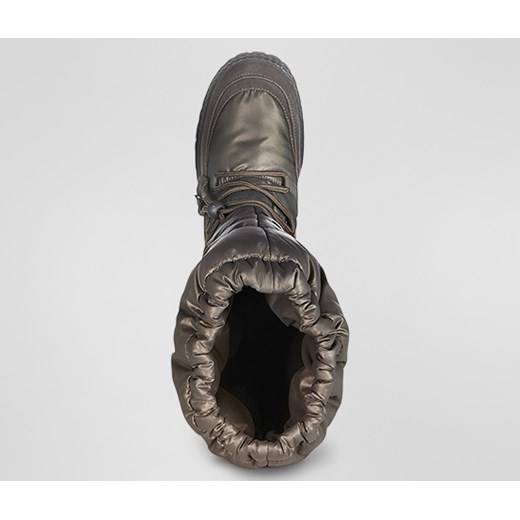 Ciepłochronne buty zimowe tchibo czarny materiałowe