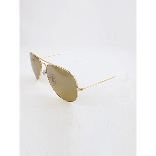 Okulary przeciwsłoneczne unisex ''Aviator'' w kolorze złoto-brązowym