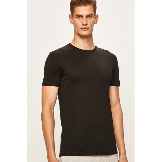 T-shirt męski Armani Exchange z krótkim rękawem czarny casualowy 