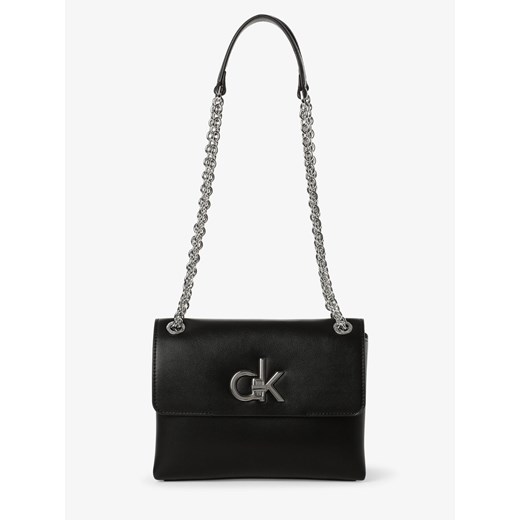 Kopertówka Calvin Klein elegancka czarna na ramię mała 