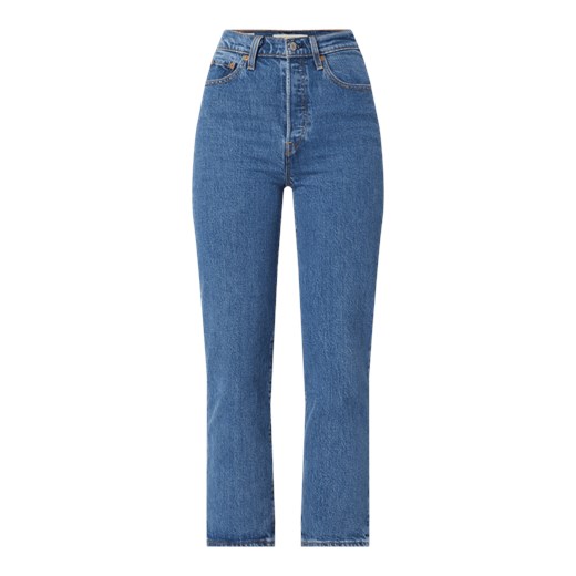 Jeansy o kroju straight fit z dodatkiem streczu model ‘Ribcage’ Levi's 27/27 Peek&Cloppenburg