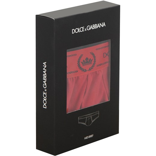 Dolce & Gabbana Slipy dla Mężczyzn, czerwony, Bawełna, 2019, L M S XL XS XXL  Dolce & Gabbana M RAFFAELLO NETWORK
