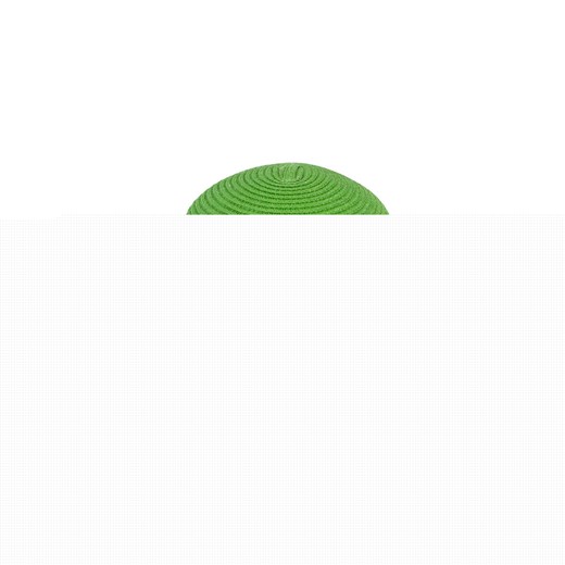 Kapelusz plecionka szaleo zielony kapelusz