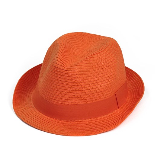 Miękki kapelusz trilby na lato szaleo czerwony kapelusz