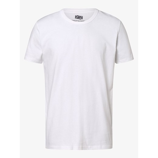 Finshley & Harding London - T-shirt męski – Sonny, biały  Finshley & Harding London XL vangraaf