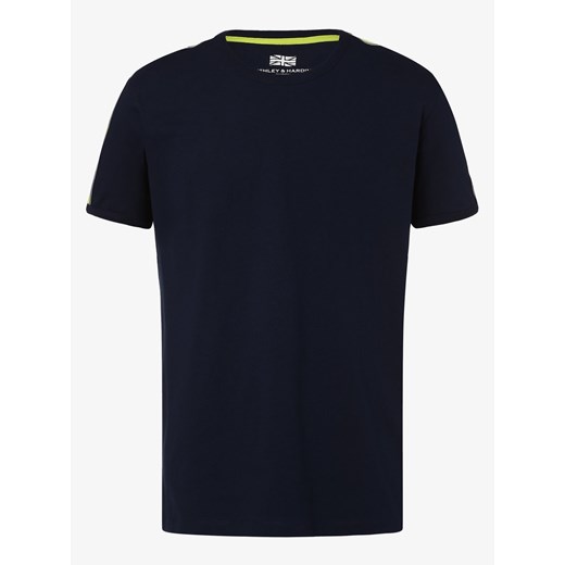 Finshley & Harding London - T-shirt męski – Stan, niebieski  Finshley & Harding London M vangraaf