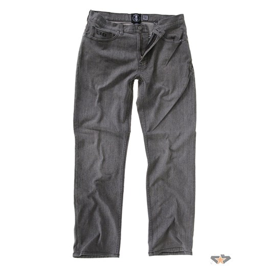 spodnie  męskie (jeansy) CIRCA - Jean - Classic Stretch Skull - Grey Ash Rough