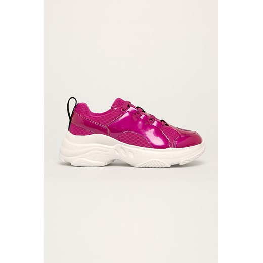 Buty sportowe damskie Desigual różowe na platformie 