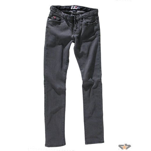 spodnie  damskie (jeansy) CIRCA - Staple Slim Jean - Gray Worn Wash 