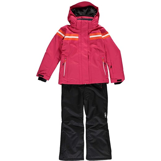 2-częściowy zestaw narciarski w kolorze różowo-czarnym