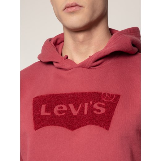 Bluza męska Levi's na jesień z napisem w stylu młodzieżowym Bluza męska Levi's na jesień z napisem w stylu młodzieżowym
