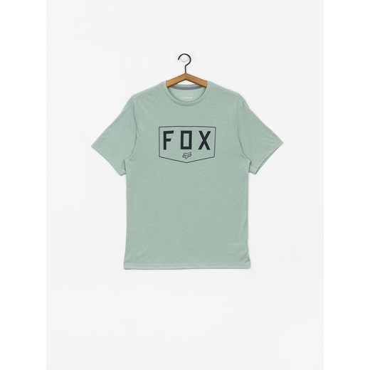T-shirt męski Fox zielony z krótkim rękawem 
