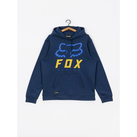 Bluza męska niebieska Fox z napisami 
