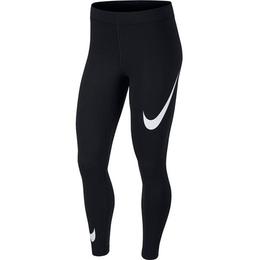 Spodnie damskie Nike bez wzorów w sportowym stylu 