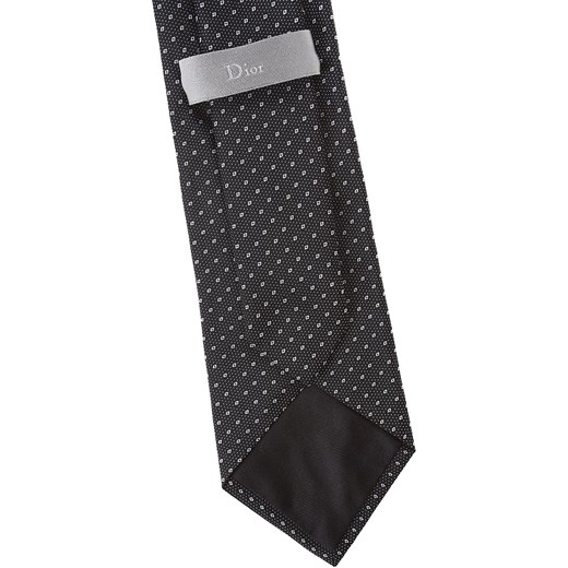 Krawat Christian Dior czarny 