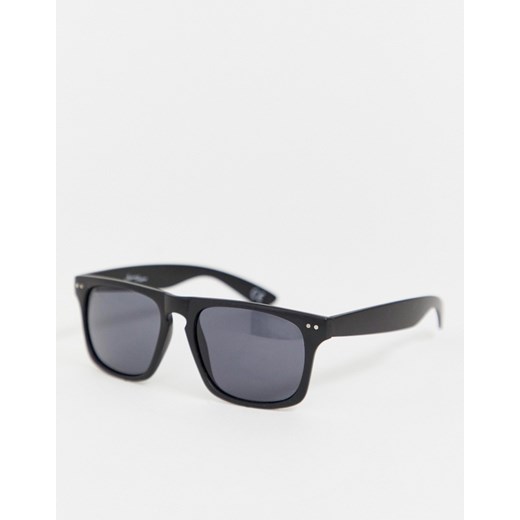Jeepers Peepers – Czarne kwadratowe okulary przeciwsłoneczne-Czarny  Jeepers Peepers No Size Asos Poland