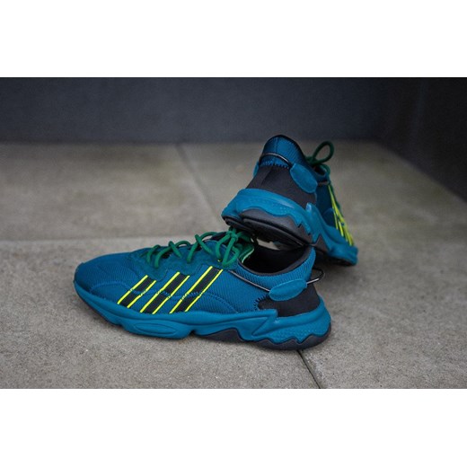 Adidas Originals buty sportowe męskie niebieskie sznurowane 