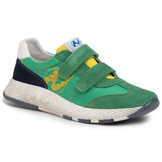 Sneakersy NATURINO - Jesko Vl 0012014904.01.1F35 D  Verde/Giallo/Navy  Naturino 38 eobuwie.pl