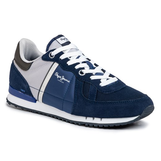 Sneakersy PEPE JEANS - Tinker Zero Ath PMS30612 Marine 585  Pepe Jeans 40 eobuwie.pl