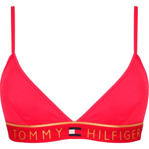 Biustonosz Tommy Hilfiger z napisem 